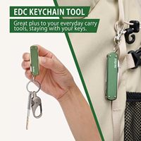 Couteau porte-clés NexTool, gadget cadeau, multi-outil 5 en 1, couteau de poche, ciseaux, tournevis, lime à ongles, outils de jardinage