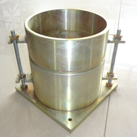 Molde completo ASTM Cbr con base perforada de cuello, soporte OEM personalizado, molde de prueba CBR dividido