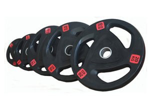 Gym Placa Placa RUBBER de 3 Hole <span class=keywords><strong>bar</strong></span> coated weight weight - Product Image 3