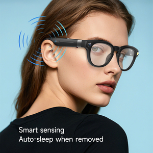 Nouvelles lunettes intelligentes AI avec caméra 8 millions de pixels 4K HD 800W avec assistant vocal enregistrement traducteur d'appel audio BT - Product Image 1