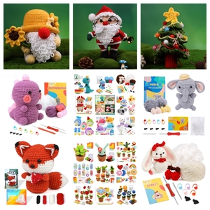 Kit de bricolage pour le tricot artisanal miniature, produits de <span class=keywords><strong>crochet</strong></span>, poupée au <span class=keywords><strong>crochet</strong></span>, kit de tricot au <span class=keywords><strong>crochet</strong></span> pour animaux, kit de sac au <span class=keywords><strong>crochet</strong></span> pour débutants - Product Image 6