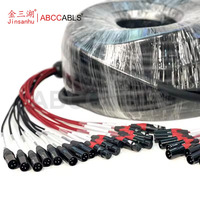 Câble Serpent ABCCABLS Haute Qualité 16 Canaux 30 Mètres, Câble XLR 3 Broches 16 Canaux pour Audio & Vidéo, Idéal pour Son Live et Enregistrement