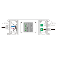 Transformateur étanche pour lampe LED piscine, 30w 60w 100w 200w 300w 500w ac 110/220v à ac 12v/24v