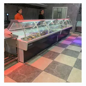 Butcher shop Used Refrigerated Deli Cheese Display Cases deli service counter used meat display refrigerator