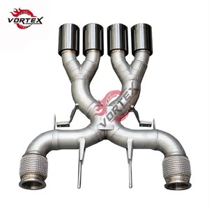 Sistema de Escape VORTEX SUS304 Valvetronic Catback para McLaren 720S (Estilo 765LT) 4.0T 2017-2024, Tubo en X, Derivación, Punta con Acabado Arenado, Instalación Directa - Product Image 3