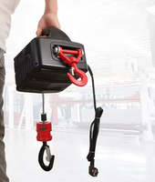 Treuil électrique portable de haute qualité 500 kg 110 V 220 V à commande filaire, mini-treuil, outil de levage à câble en acier