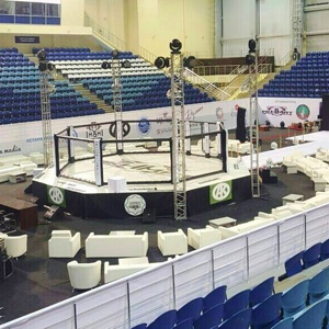 Jaula de Campeonato <span class=keywords><strong>UFC</strong></span> Elevada, Portátil, para Exteriores, Octagonal, para Entrenamiento de MMA, Personalizable, de Acero, para Boxeo y Artes Marciales - Product Image 5