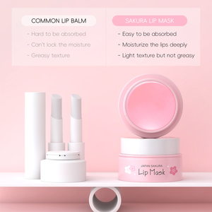 Laikou JAPAN Masque pour les lèvres hydratant et nourrissant à la fragrance de Sakura 8g - Product Image 5
