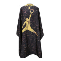 Cape de salon imperméable tendance, tablier de barbier en polyester, capes de coiffeur