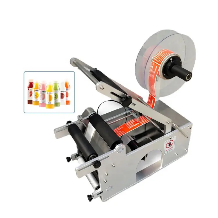 PVC Sticker Label Small Round Jars Bottle Applicator Manual Labeling Machine Drink Beer Bottle Labeling Machine