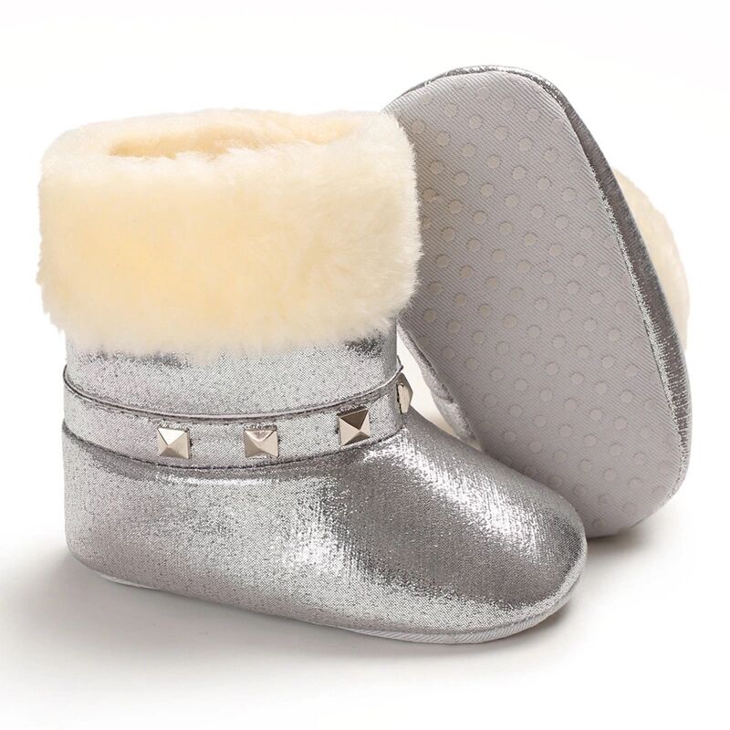 2021 Winter Baby Booties Warm Soft sole Baby Small MOQ Western Toddler Shoes Snow Boots babies booties