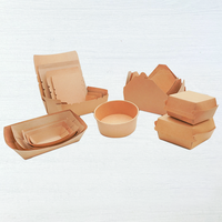 Boîtes à emporter personnalisées pour la restauration rapide, en carton recyclé alimentaire, avec paillettes, pour poulet frit et hamburgers