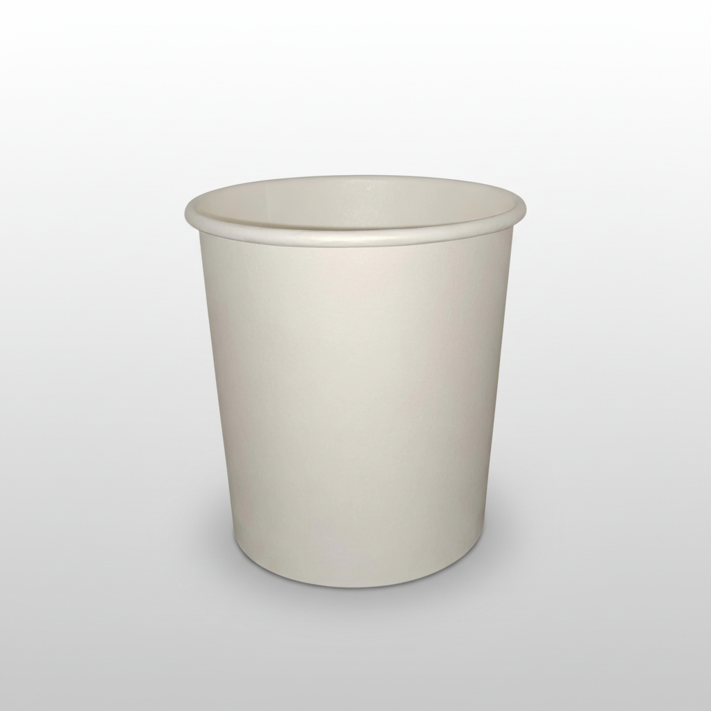 Disposable Paper Bowl with Customizable Logo, Thickened Lid, Rice Bowl, Whole Box Wholesale, Round