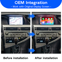 Kit d'interface décodeur sans fil Apple CarPlay et Android Auto OEM pour Lexus RX RX270 RX300 RX350 RX450H 2012-2015