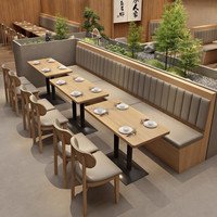 Meubles de restauration rapide modernes et personnalisés, table et chaises pour café, restaurant, hôtel, école, utilisation durable