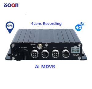 Caméra de tableau de bord 4G AI DMS MDVR 4 canaux avec GPS et suivi en direct pour bus - Product Image 1