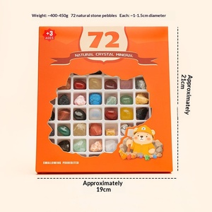 Kit di 72 Pezzi di Pietre Grezze di Cristallo Naturale, Collezione di Minerali con Tema Amore: Ametista, <span class=keywords><strong>Citrino</strong></span>, <span class=keywords><strong>Quarzo</strong></span>, Agata - Product Image 4