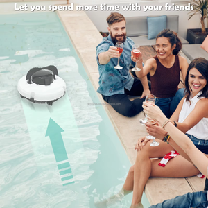 Robot de Limpieza de Piscinas de Doble Motor, Fuerte Poder de Succión, Resistente al Agua IPX8, Batería de 5200 mAh para una Eliminación Eficiente de Residuos en el Fondo - Product Image 3