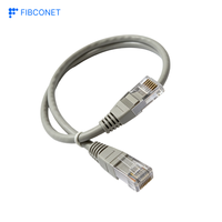 Câble Ethernet FIBCONET EMI 0,5m-50m, câble de raccordement réseau Cat5e avec blindage en feuille d'aluminium, 1000 Mbps
