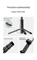 Bâton de selfie réglable ultra grand Angle support de trépied sans fil pour appareil photo de téléphone support de selfie de qualité supérieure