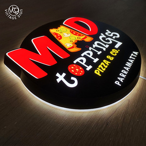 Boutique 2 faces 3d boîte à lumière lettre signe Caisson <span class=keywords><strong>Lumineux</strong></span> 12 Dc Edge <span class=keywords><strong>Lit</strong></span> enseignes acryliques de haute qualité - Product Image 2