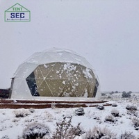 En stock glamping tente dôme 6m prix le plus bas maison à dôme géodésique à vendre