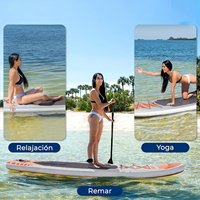 Planche de surf géante gonflable de qualité supérieure avec accessoires pour la pêche sportive en mer
