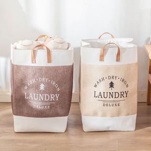 Panier à linge pliable en tissu pour la maison, grande capacité, pour vêtements et jouets - Product Image 5