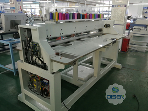 Machine à broder informatisée Disen New à 4 têtes avec écran LCD de 10 pouces, zone de broderie de 400x450 mm, vitesse de 100 à 1200 tr/min - Product Image 3