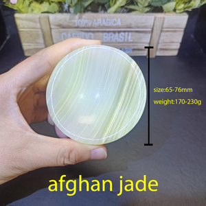 Bol de jade <span class=keywords><strong>afghan</strong></span> en pierre de guérison naturelle de haute qualité pour la collecte ou la méditation - Product Image 3