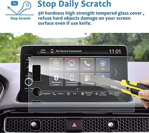 Vidrio templado GPS para Honda CRV Protector de pantalla de vidrio de 9 pulgadas Civic HRV Integra <span class=keywords><strong>Pilot</strong></span> Ridgeline accesorios de Interior de coche - Product Image 5