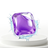 Lessives en capsules parfum lavande, parfum longue durée 72 heures, billes de lessive en film PVA, gel de lavage soluble dans l'eau, usine source OEM ODM