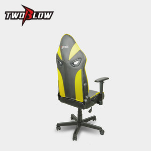 Professionally create a warm color computer game gaming chair that meets the engineering ergonomic index - Product Image 1