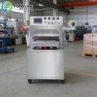 Machine de scellage de barquettes de table pour emballage alimentaire, scelleuse thermique de barquettes en plastique