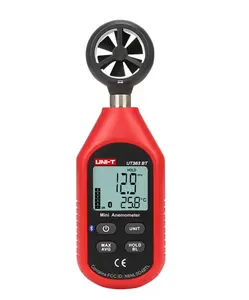 UT363/UT363BT Mini Anemometers rüzgar hızı ve sıcaklık metre için bluetooth üzerinden veri ile özel mobil uygulama