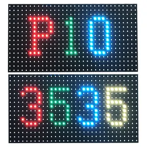 Rgb发光二极管显示模块P10全彩数字标牌和显示器Smd3535屋檐下发光二极管模块