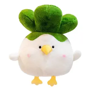 עיצוב יצירתי מותאם אישית צמח בעלי חיים רך צעצוע קטיפה חומוס בובת חיפושית ירוקה עוף צעצוע קטיפה
