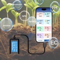 Testeur de Sol Portable Professionnel USB Type-C 8 en 1 pour la Température, l'Humidité, l'EC, le PH et le NPK en Agriculture