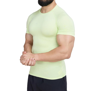 Fully Customized Mens Gym Clothing T Shirts Men Quick Dry <b>Under</b> Base <b>Layer</b> Compression Sports Tops Breathable Fabric Gym T Shirt - Product Image 5