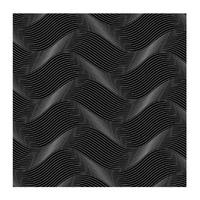 Revêtement mural 3D en PVC gaufré imperméable de haute qualité Blue Wave Modern Catalogue China Supplier Living Room Wallpaper