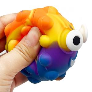 नवीनता प्यारा Silicones निचोड़ प्रकाश अप Decompression के खिलौने Fidgets खिलौने गेंदों Silicones कार्टून खिलौना - Product Image 1