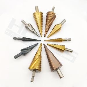Custom 3-65mm <strong>Step</strong> <strong>Drill</strong> <strong>Bits</strong> with Straight Helix Flutes HSS Alloy Bearing Steel <strong>for</strong> Drilling Hole on <strong>Metal</strong> Sheet - Product Image 2