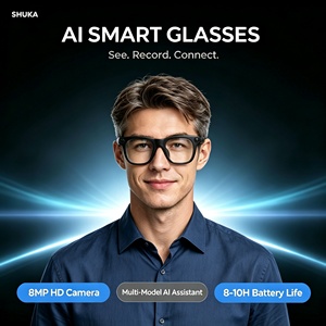 Occhiali Smart AI Premium per Camminare, Vlogging e Social Media, 2 Microfoni per Chiamate Nitide, Spedizione Globale, Montatura Elegante, WiFi 2.4GHz - Product Image 1