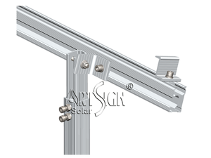 ชุดอุปกรณ์ปรับมุมอะลูมิเนียมแบบปรับแต่งได้ ติดตั้งง่ายสำหรับระบบติดตั้งแผงโซลาร์เซลล์ |   อาร์ตไซน์ - Product Image 3