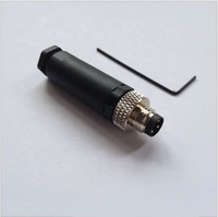 Connecteur de capteur M12 3 broches 4 broches 5 broches 8 broches Femelle Mâle Câble Connecteur droit IP67