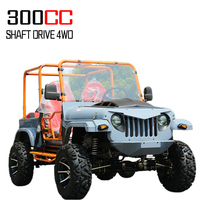 Quadricycle à essence 300CC à quatre roues motrices, UTV, ATV, voiturette de golf, buggy pour adultes