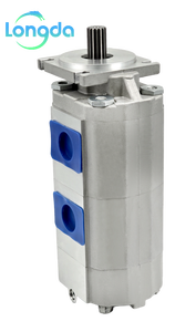 Vente directe d'usine LONGDA Pompe hydraulique à engrenages en alliage d'aluminium à 3 étages pour grue 60004298 Garantie d'un an Pompe haute pression - Product Image 2