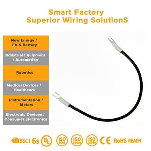 สายปั๊มจุ่มใต้น้ำแบบกันน้ำ 3/4 แกน 4 มม. สายไฟหุ้มยาง PVC/PBT สำหรับบ่อน้ำลึก สายไฟอิเล็กทรอนิกส์แบบยืดหยุ่นสำหรับระบบชลประทาน - Product Image 3