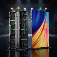 Nuevas llegadas: Pantalla LED portátil P3.91 de alto brillo para interiores y exteriores, gabinete impermeable IP65 para alquiler en escenarios y conciertos.