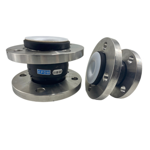 Única esfera flange tipo borracha flexível suave expansão conjunta acoplamento com flanges - Product Image 3